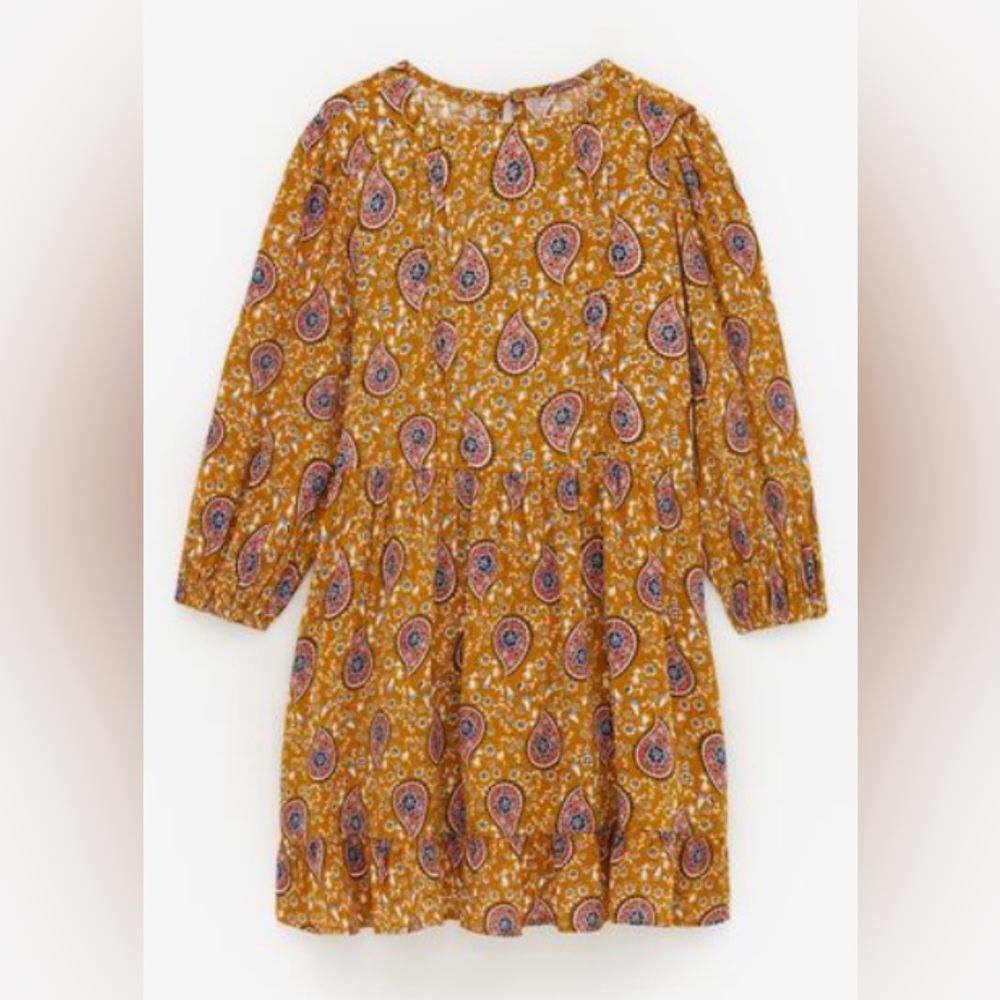 Zara Yellow Mustard Girl Dress Size 9